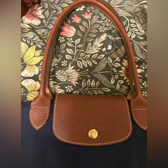 Longchamp Medium Navy Nylon Tote with Organizer - Picture 2 of 11